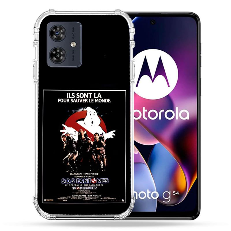 Coque Renforcée Pour Motorola G54 5G SOS Fantome Affiche