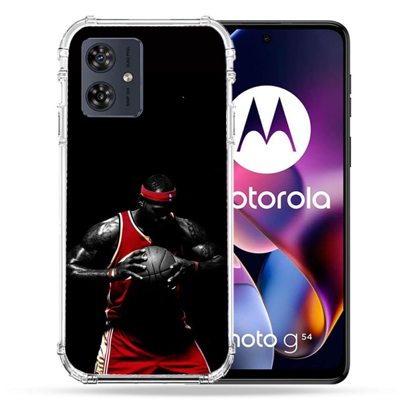 Coque Renforcée Pour Motorola G54 5G Sport Basketeur