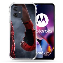 Coque Renforcée Pour Motorola G54 5G Sport Boxe Gant Rouge