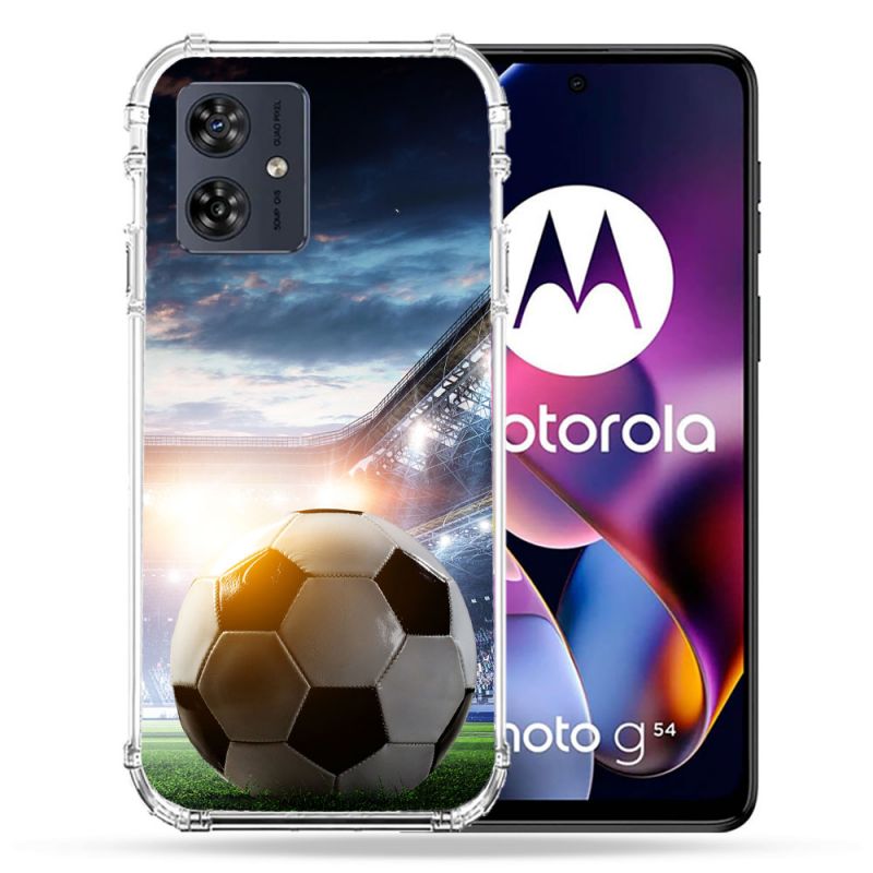 Coque Renforcée Pour Motorola G54 5G Sport Football Stade