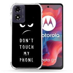 Coque Renforcée Pour Motorola G04 4G Humour Don't Touch