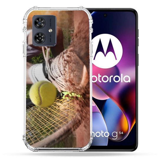 Coque Renforcée Pour Motorola G54 5G Sport Tennis Glissade