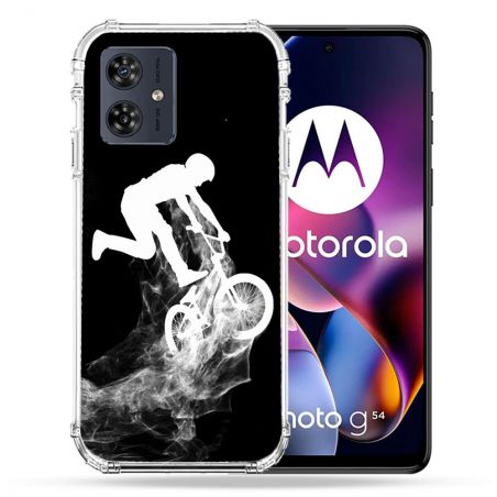Coque Renforcée Pour Motorola G54 5G Sport VTT Noir