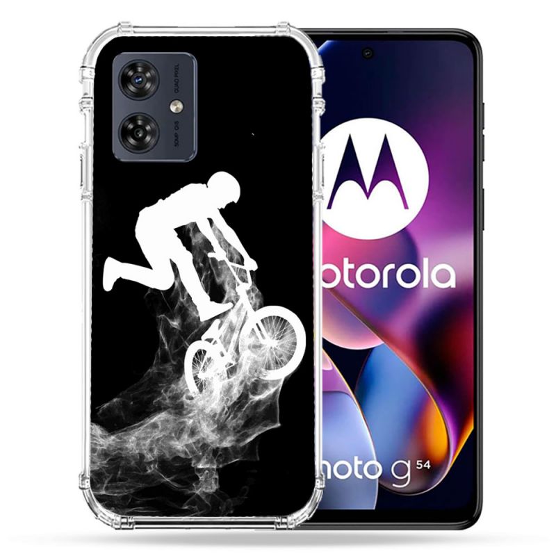 Coque Renforcée Pour Motorola G54 5G Sport VTT Noir