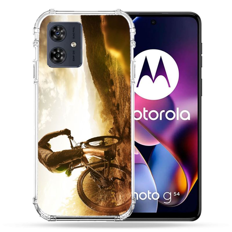 Coque Renforcée Pour Motorola G54 5G Sport VTT Soleil