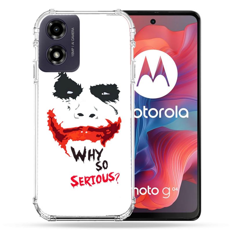 Coque Renforcée Pour Motorola G04 4G Joker Blanc