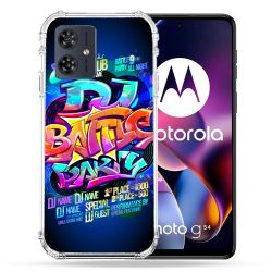 Coque Renforcée Pour Motorola G54 5G Street Art Rap