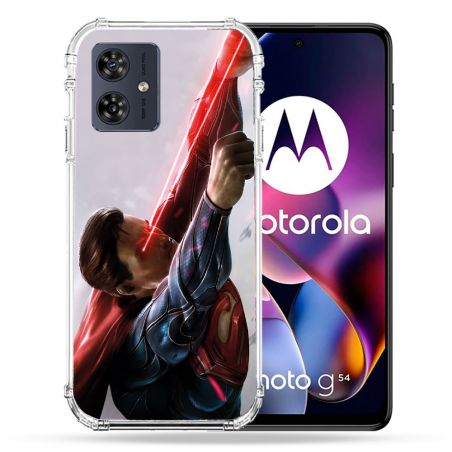 Coque Renforcée Pour Motorola G54 5G Superman Laser