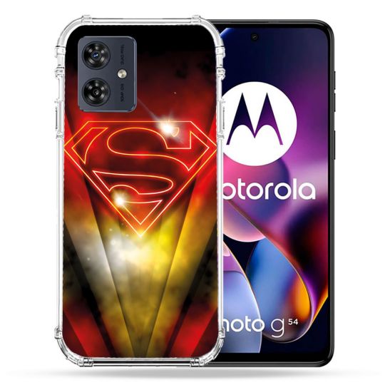 Coque Renforcée Pour Motorola G54 5G Superman Logo
