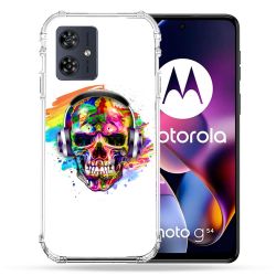 Coque Renforcée Pour Motorola G54 5G Tete de Mort Tag