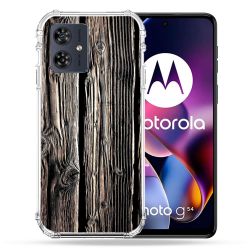 Coque Renforcée Pour Motorola G54 5G Texture Bois