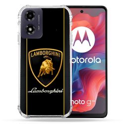 Coque Renforcée Pour Motorola G04 4G Lamborghini Carbone