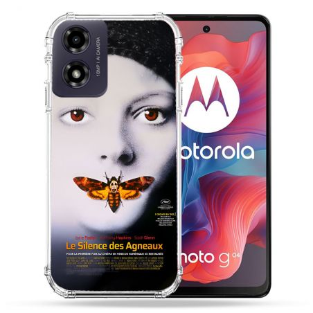 Coque Renforcée Pour Motorola G04 4G Le Silence Des Agneaux Affiche
