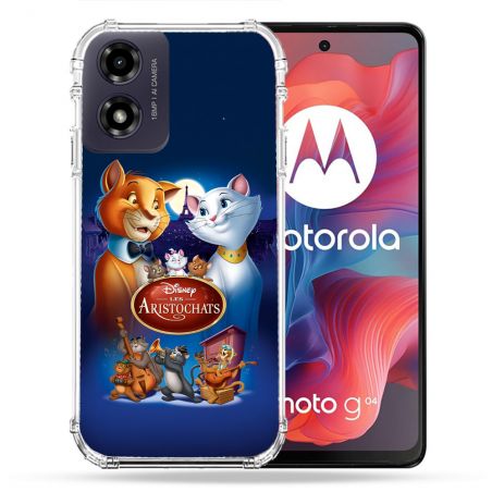 Coque Renforcée Pour Motorola G04 4G Les Aristochats