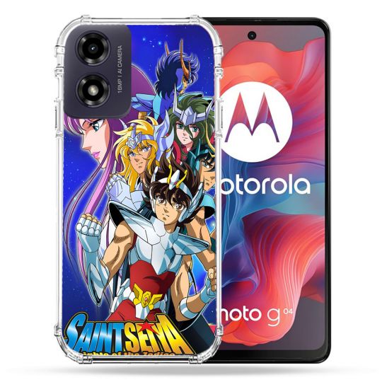 Coque Renforcée Pour Motorola G04 4G Les Chevaliers Du Zodiaque