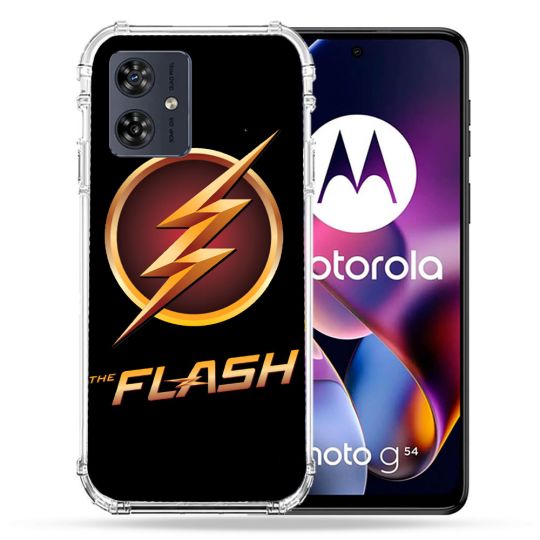 Coque Renforcée Pour Motorola G54 5G The Flash Logo
