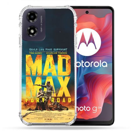 Coque Renforcée Pour Motorola G04 4G Mad Max Affiche