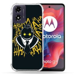 Coque Renforcée Pour Motorola G04 4G Manga Assassination Classroom Kuro Noir