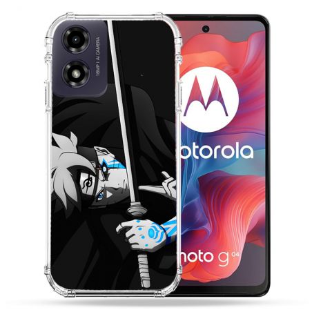 Coque Renforcée Pour Motorola G04 4G Manga Boruto Epée