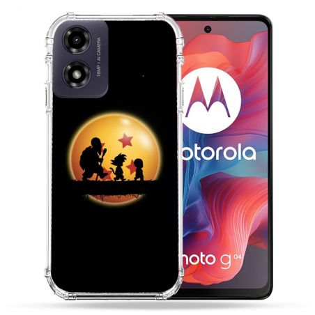 Coque Renforcée Pour Motorola G04 4G Manga Dragon Ball Vintage