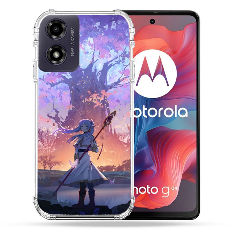Coque Renforcée Pour Motorola G04 4G Manga Frieren