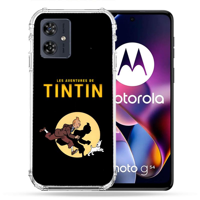 Coque Renforcée Pour Motorola G54 5G Tintin Classique
