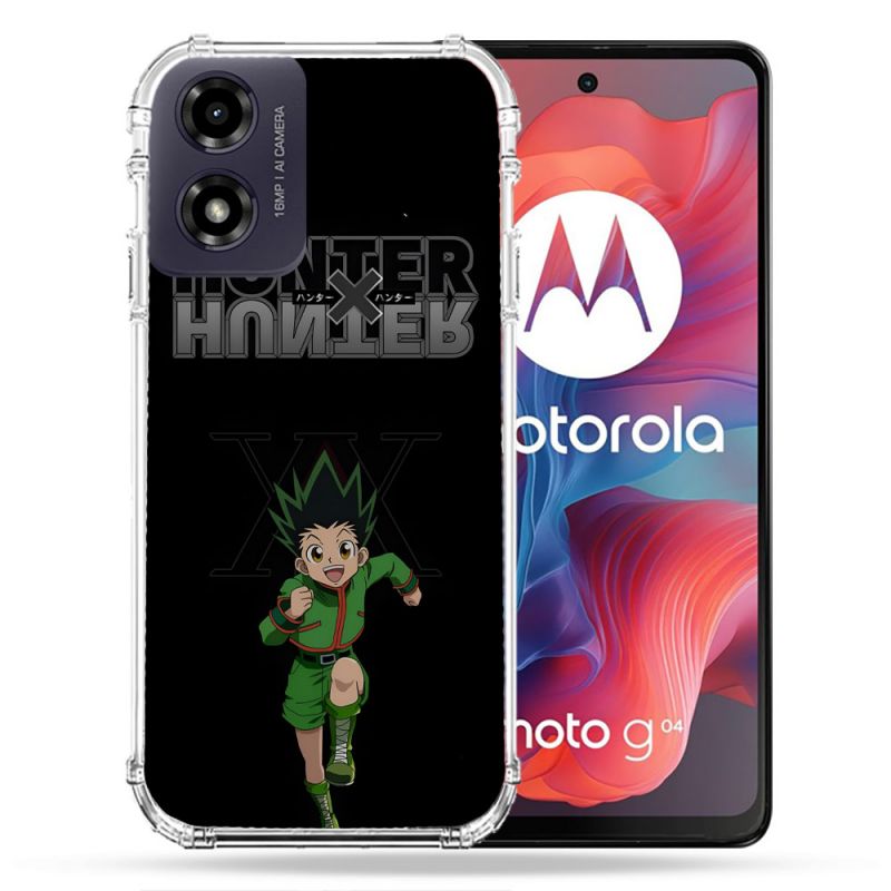 Coque Renforcée Pour Motorola G04 4G Manga Hunter X Hunter Gon