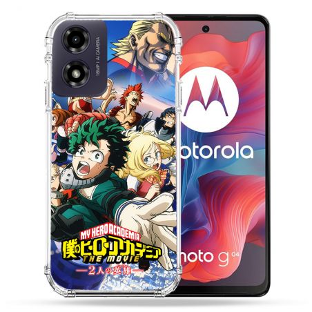 Coque Renforcée Pour Motorola G04 4G Manga My Hero Academia Affiche