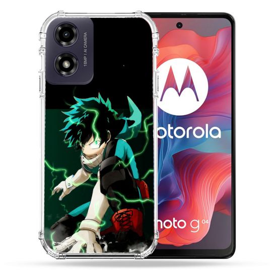 Coque Renforcée Pour Motorola G04 4G Manga My Hero Academia Deku