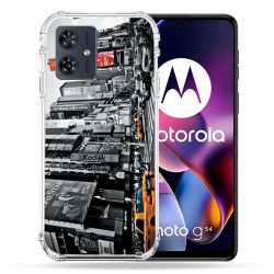 Coque Renforcée Pour Motorola G54 5G Voyage Amerique USA New York Taxi