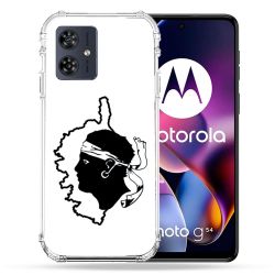 Coque Renforcée Pour Motorola G54 5G Voyage Corse Blanc