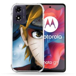 Coque Renforcée Pour Motorola G04 4G Manga Naruto Blanc