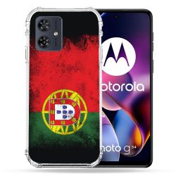 Coque Renforcée Pour Motorola G54 5G Voyage Portugal Drapeau