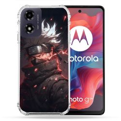 Coque Renforcée Pour Motorola G04 4G Manga Naruto Kakashi Dark