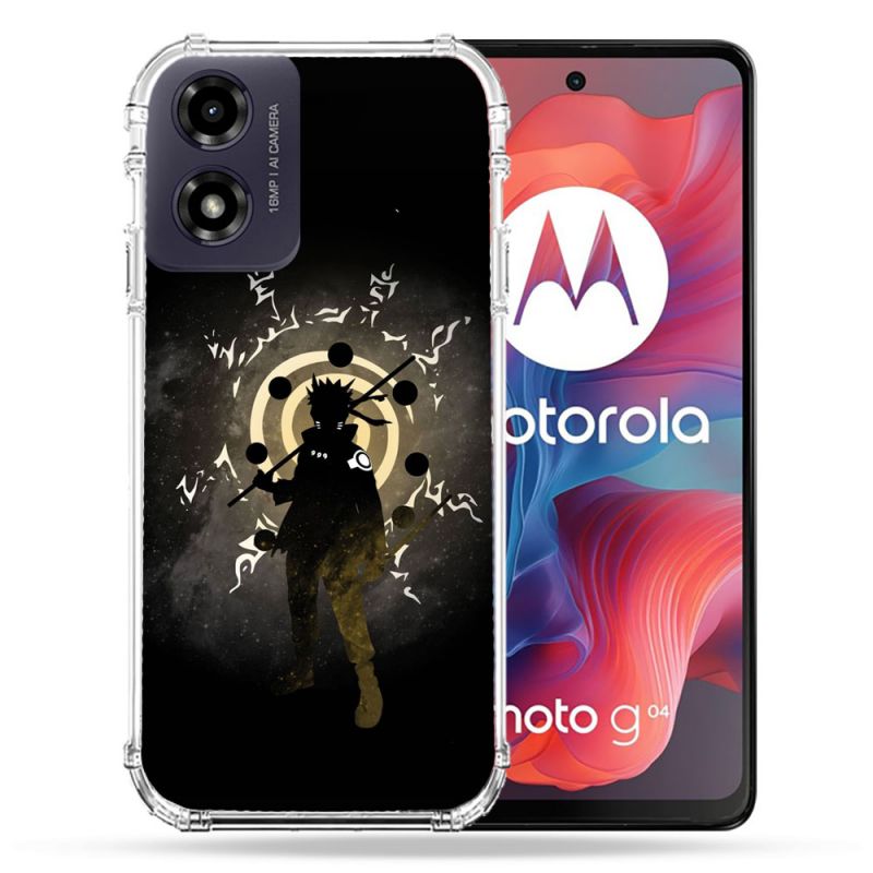 Coque Renforcée Pour Motorola G04 4G Manga Naruto Sage