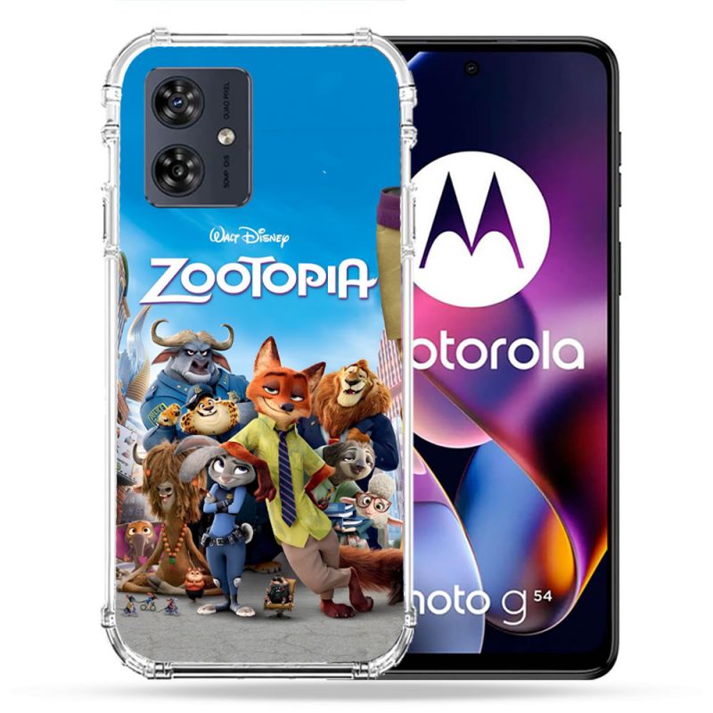 Coque Renforcée Pour Motorola G54 5G Zootopia