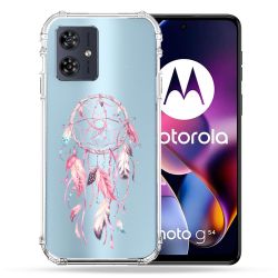 Coque Transparente Pour Motorola G54 5G Attrape Reve Rose