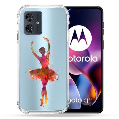 Coque Transparente Pour Motorola G54 5G Danseuse etoile
