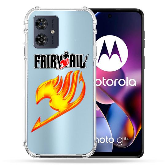 Coque Transparente Pour Motorola G54 5G Fairy Tail