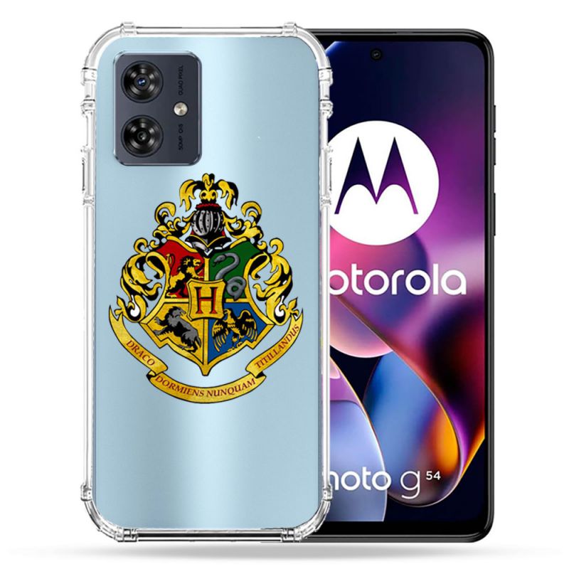 Coque Transparente Pour Motorola G54 5G Harry Potter Poudlard