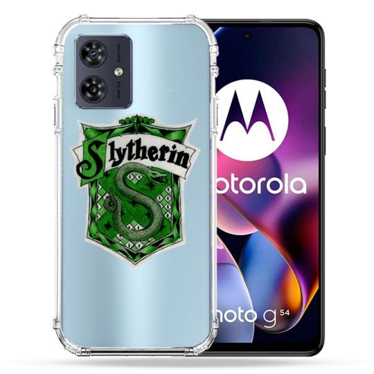 Coque Transparente Pour Motorola G54 5G Harry Potter Slytherin