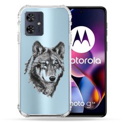 Coque Transparente Pour Motorola G54 5G Loup