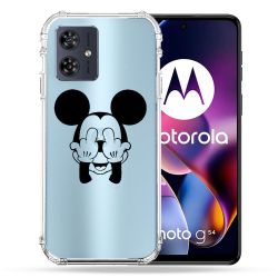 Coque Transparente Pour Motorola G54 5G Mickey doigt