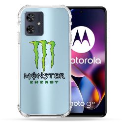 Coque Transparente Pour Motorola G54 5G Monster Energy