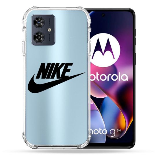 Coque Transparente Pour Motorola G54 5G Nike
