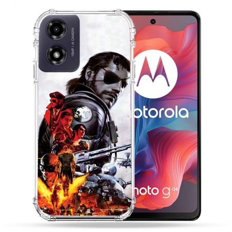 Coque Renforcée Pour Motorola G04 4G Metal Gear Solid