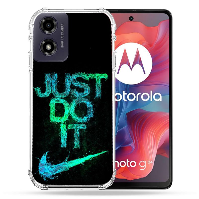 Coque Renforcée Pour Motorola G04 4G Nike Just Do It