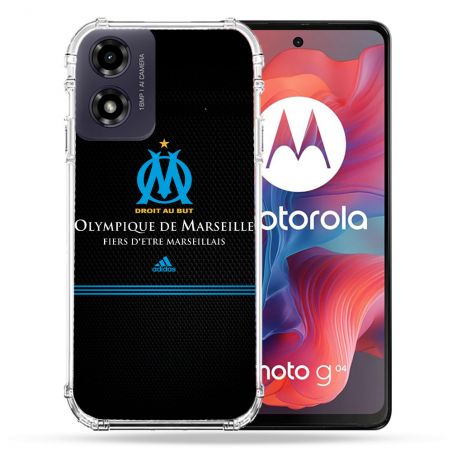 Coque Renforcée Pour Motorola G04 4G Olympique Marseille OM Fier etre Marseillais