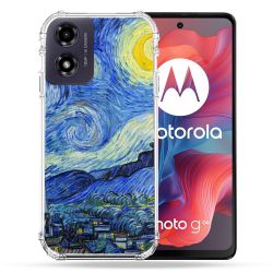 Coque Renforcée Pour Motorola G04 4G Peinture La nuit étoilée