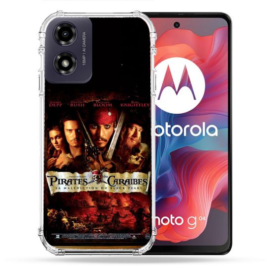 Coque Renforcée Pour Motorola G04 4G Pirate Des Caraibes